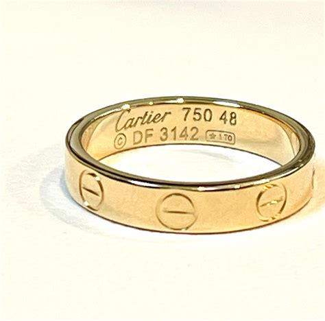 cartier 750 ring 52833a rose gold|cartier love ring 750 52833a.